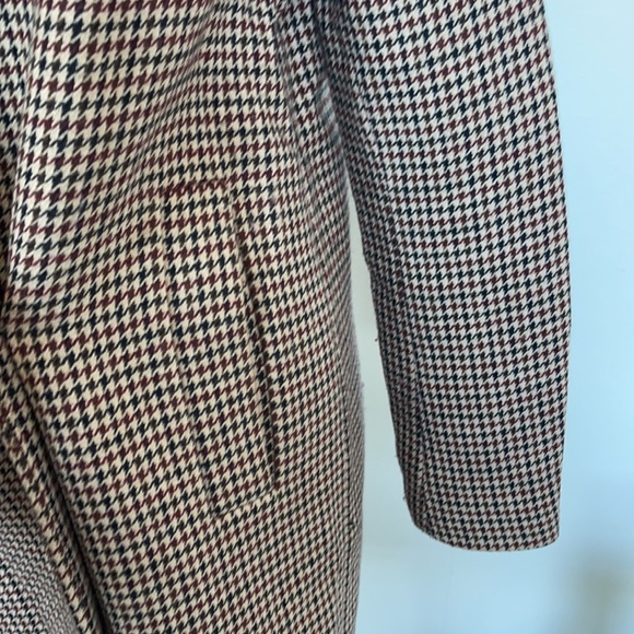 Zara check plaid long coat. - Picture 10 of 13
